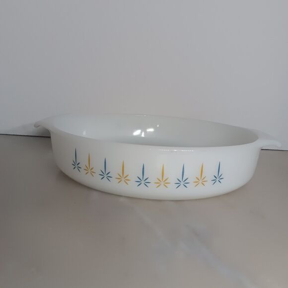 Fire King Anchor‎ Hocking 9" Round Candle Glow Baking Casserole Dish #429 Vtg - Picture 1 of 12